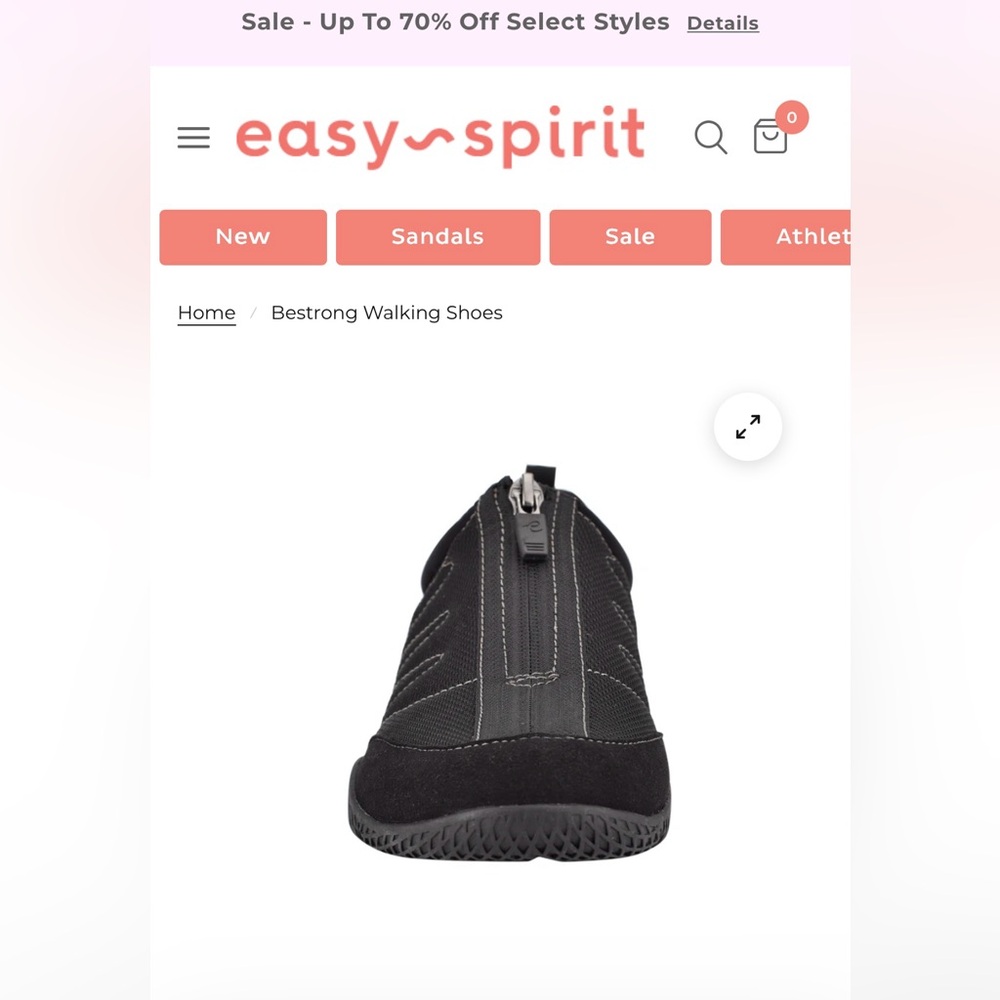Easy Spirit Black Walking Loafers